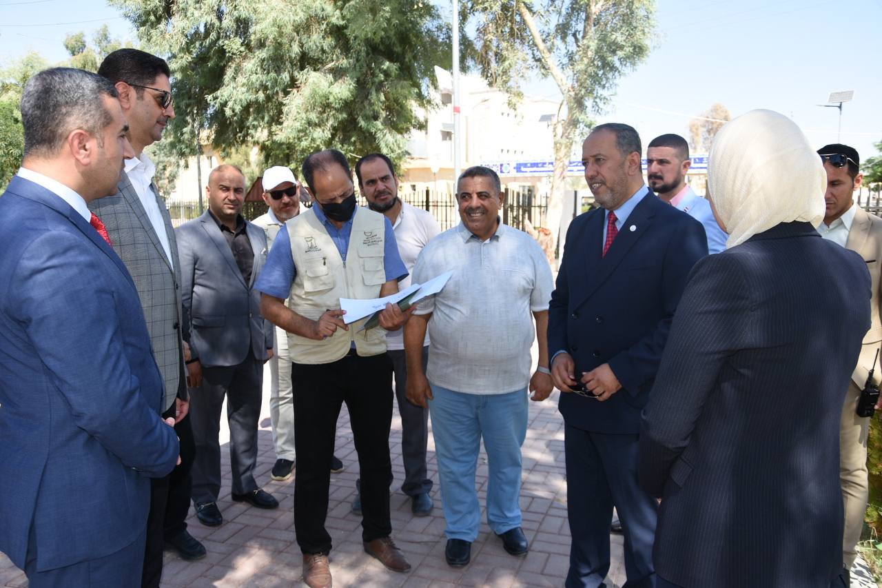 زيارة السيد رئيس جامعة الأنبار الى كلية الصيدلة
