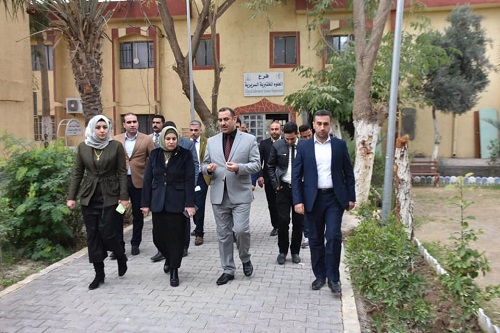 زيارة السيد رئيس الجامعة لكلية الصيدلة